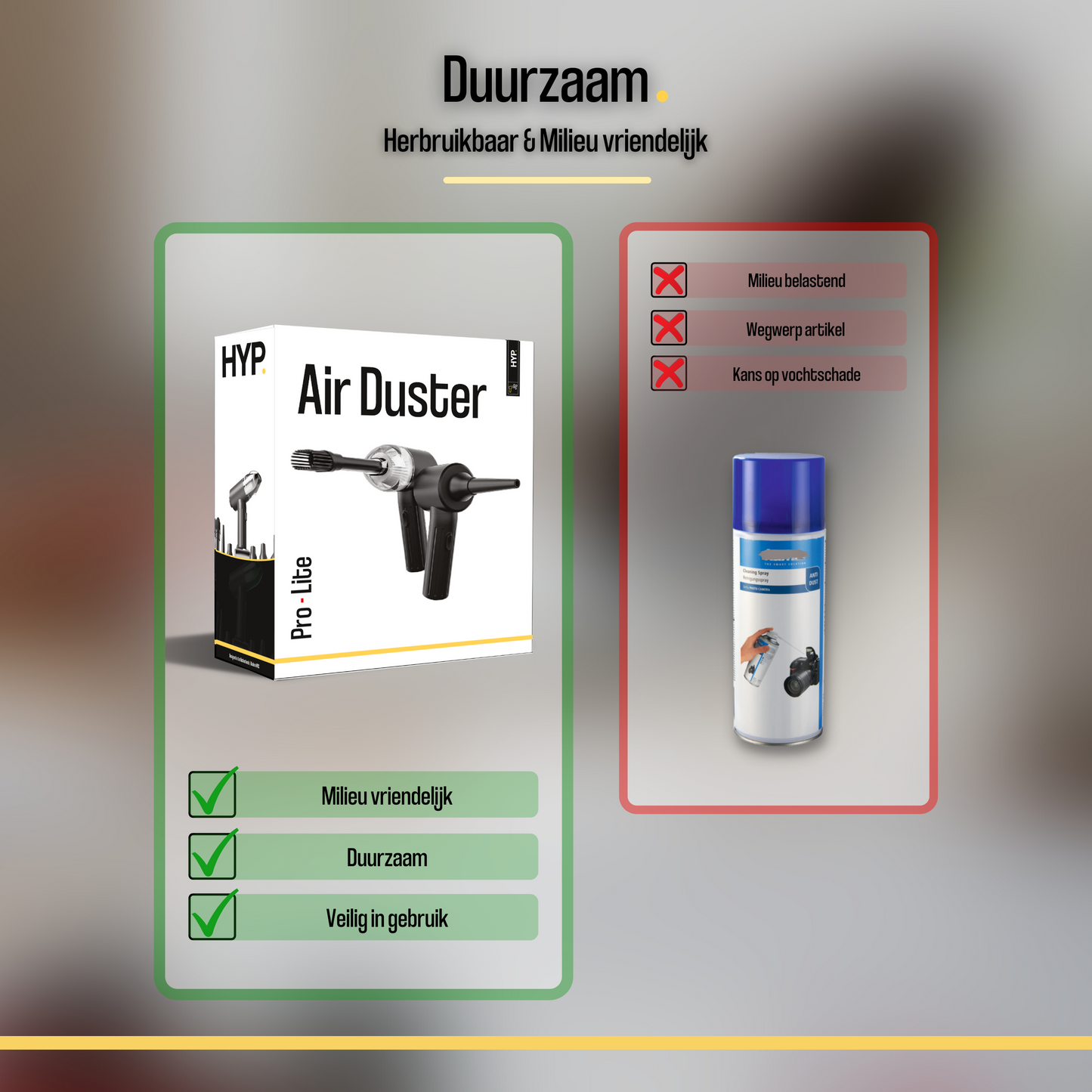 Air Duster Pro Lite 50K Zuigen & Blazen